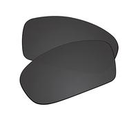 EZReplace Verres de rechange pour lunettes de soleil Oakley Fives Squared, Noir charbon, taille unique