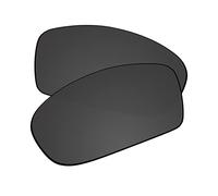 EZReplace Verres de rechange pour lunettes de soleil Oakley Fives Squared (verres non polarisés) - Compatible avec monture Oakley Fives Squared (noir carbone), noir carbone, taille unique