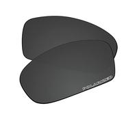 EZReplace Verres de rechange pour lunettes de soleil Oakley Fives Squared (verres polarisés), Polycarbonate noir carbone mis à jour, Taille unique