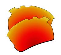 EZReplace Verres de rechange pour lunettes de soleil Oakley Flak 2.0 XL Vented OO9188 (verres polarisés), rouge feu, taille unique