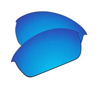 EZReplace Verres de rechange pour lunettes de soleil Oakley Flak Jacket (verres polarisés)., Bleu glacier, taille unique
