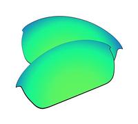 EZReplace Verres de rechange pour lunettes de soleil Oakley Flak Jacket (verres polarisés)., Vert printanier., taille unique