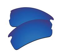 EZReplace Verres de rechange pour lunettes de soleil Oakley Flak XS OJ9005 pour enfants (verres polarisés), bleu marine, taille unique