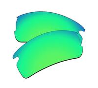 EZReplace Verres de rechange pour lunettes de soleil Oakley Flak XS OJ9005 (verres polarisés), Vert printemps., taille unique