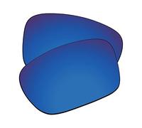 EZReplace Verres de rechange pour lunettes de soleil Oakley Fuel Cell OO9096 (verres polarisés), Revêtement en polycarbonate bleu roi, Taille unique