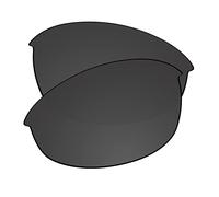 EZReplace Verres de rechange pour lunettes de soleil Oakley Half Jacket 2.0 OO9144 (verres non polarisés) - Compatible avec monture Oakley Half Jacket 2.0 (noir carbone), noir carbone, Taille unique