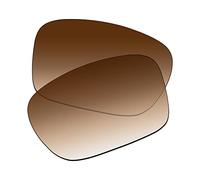 EZReplace Verres de rechange pour lunettes de soleil Oakley Jupiter Squared OO9135 (verres polarisés), Dégradé marron - non polarisé, taille unique