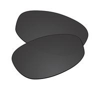 EZReplace Verres de rechange pour lunettes de soleil Oakley New Whisker OO4141 (verres polarisés), noir carbone, Taille unique