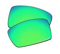 EZReplace Verres de rechange pour lunettes de soleil Oakley Oil Drum (verres polarisés), Ressort en polycarbonate vert, Taille unique