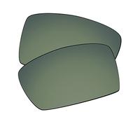 EZReplace Verres de rechange pour lunettes de soleil Oakley Oil Drum (verres polarisés), Thé vert., Taille unique