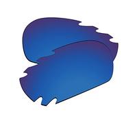 EZReplace Verres de rechange pour lunettes de soleil Oakley Racing Jacket ventilées (verres polarisés), bleu marine, Taille unique