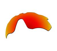 EZReplace Verres de rechange pour lunettes de soleil Oakley Radar EV Path XS OJ9001 pour enfants (verres polarisés), rouge feu, Taille unique