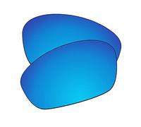 EZReplace Verres de rechange pour lunettes de soleil Oakley Split Jacket Asian Fit OO9099 (verres polarisés), bleu glace, Taille unique