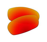 EZReplace Verres de rechange pour lunettes de soleil Oakley Square Wire 2.0 (verres polarisés), Rouge feu., taille unique