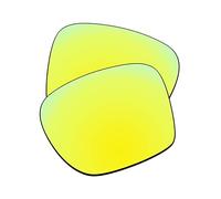 EZReplace Verres de rechange pour lunettes de soleil Oakley Sylas OO9448 (verres polarisés), jaune doré, Taille unique