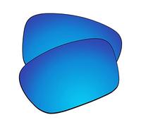 EZReplace Verres de rechange pour lunettes de soleil Oakley TwoFace OO9189 (verres polarisés), Revêtement en polycarbonate Ar bleu glacé, Taille unique