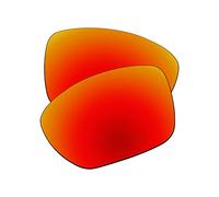 EZReplace Verres de rechange pour lunettes de soleil Oakley TwoFace XL OO9350 (verres polarisés), Rouge feu., taille unique