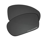 EZReplace Verres de rechange pour lunettes de soleil Oakley Valve 2014 OO9236 (verres polarisés), Polycarbonate noir carbone mis à jour, Taille unique