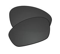 EZReplace Verres de rechange pour lunettes de soleil Oakley Whisker (verres non polarisés) - Compatible avec monture Oakley Whisker (noir carbone), noir carbone, Taille unique
