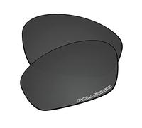 EZReplace Verres de rechange pour lunettes de soleil Oakley Whisker (verres polarisés), Polycarbonate noir carbone mis à jour, Taille unique