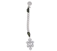 EZVFIRPDFZ Chapelet d'une décennie | Croix de pardon et médaille de Saint Benoît | À accrocher sur un sac à main ou un sac à dos | Fabriqué en Italie