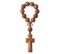 EZVFIRPDFZ Chapelet en bois sculpté 1 décennie 10 mm