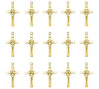 EZVFIRPDFZ Lot de 30 pendentifs religieux en alliage avec bélière pour chapelet, collier, bracelet, fabrication de bijoux