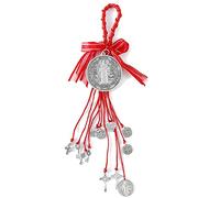 EZVFIRPDFZ Médaille de Saint Benoît/Vierge Marie/San JudasTadeo Bénédiction Médaille San Benito pour homme ou femme (Saint Benoît)
