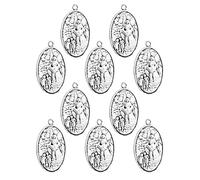 EZVFIRPDFZ Médaille miraculeuse Saint Christophe/Saint Joseph/Saint Michel/Saint Benoît/Notre-Dame Grace pour chapelet Collier DIY Fabrication Fournitures Pièces