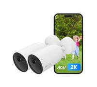 EZVIZ 2K Caméra Surveillance WiFi Extérieure sans Fil avec Batteries Rechargeable, AOV, Détection de Forme Humain/Véhicule, Vision Nocturne Couleur, Audio Bidirectionnel, Défense Active, IP66, CB3 2PK