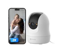 EZVIZ 2K Caméra Surveillance WiFi Intérieure 360 °, Camera Bébé avec WiFi 2.4Ghz, Détection Humain, Vision Nocturne Couleur avec WDR, Suivi Auto-Zoom, C6N G1 2K