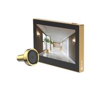 EZVIZ 2MP Judas Or sans Fil avec Ecran Couleur de 4,3 Pouces, CP2 | Visiophone Connecté, Batterie 2200 mAh et Angle Vision 146°, Convient aux Trous de 14 à 26 mm, Aucune Détection de Mouvement