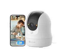 EZVIZ Caméra WiFi 2.4Ghz intérieure C6N G1 3K – 360°, Détection humaine, Vision nocturne couleur