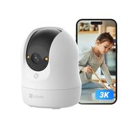 EZVIZ 3K Caméra Surveillance WiFi Intérieure 360 °, Camera Bébé avec WiFi 2.4Ghz, Détection Humain/Bruit, Vision Nocturne Couleur avec WDR, Suivi Auto-Zoom, C6N G1 3K