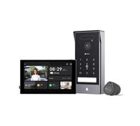 Visiophone connecté Ezviz HP7 PRO 4K Noir et Gris + 3 badges RFID Noir