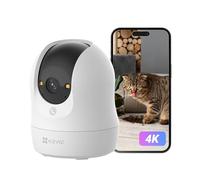 EZVIZ 4K Caméra Surveillance WiFi Intérieure 360 °, Camera Bébé avec WiFi 2.4/5Ghz, Détection Humain/Animaux/Bruit, Vision Nocturne Couleur avec Véritable WDR, Suivi Auto, C6N G1 4K