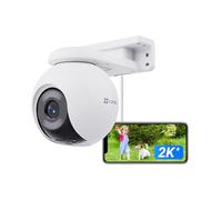 EZVIZ 4MP Caméra de Surveillance Wi-Fi Extérieure, Caméra Panoramique & Inclinable à Double Objectif avec Vision Nocturne Couleur, Détection Humaine/Véhicule, Défense Active, Audio Bidirectionnel, H8x