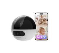 EZVIZ 4MP Camera Interieur à Double Objectif, Caméra Surveillance WiFi C7 | Détection de Personne/Animal, Audio Bidirectionnel, Vision Nocturne, Mode Patrouille/Confidentialité