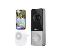 EZVIZ 5MP Sonnette sans Fil Exterieur Etanche avec Caméra et Carillon CP8