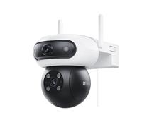 EZVIZ 8MP (4MP+4MP) Caméra Surveillance WiFi Extérieure à Double Objectif, Caméra Extérieure 360°, Vision Nocturne Couleur, Détection de Personne/Véhicule, Audio Bidirectionnel, Étanche, C90 Dual