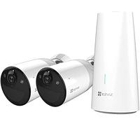 EZVIZ BC1-B2 1080P Camera Surveillance WiFi Exterieure sans Fil sur Batterie 12900mAh, Autonomie de 365j, Détection de Forme Humaine PIR, Vision Nocturne en Couleur, Audio Bidirectionnel
