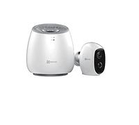 EZVIZ C3A Caméra de Surveillance, Single Pack avec Wlb(Wlan/4G LTE), sans Fil Wi-FI FHD 1080P, Vision Nocturne, Audio Bidirectionnel, Détection de Mouvement PIR, Batterie Rechargeable