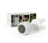 EZVIZ C3TN Caméra extérieure 2 MP, 1080p, étanche IP67 (renouvelée) | Capture audio, vision nocturne infrarouge, technologie vidéo H.265, prend en charge la carte microSD, contrôle Alexa/Google