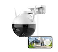 EZVIZ C8C 1080P Caméra Surveillance WiFi Extérieure avec Vision Nocturne en Couleur, Caméra Exterieur 360° Pan/Tilt en 2.4G Wifi, Etanche IP65, Détection de Forme Humaine IA, H.265, Alexa Compatible