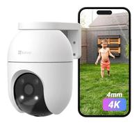 EZVIZ C8c 4K Camera Surveillance WiFi Extérieure à 360° avec Suivi Auto-Zoom,Détection de Forme Humaine/Véhicule,Vision Nocturne