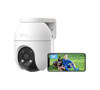 EZVIZ C8c 4MP Caméra Surveillance WiFi Extérieure à 360° avec Suivi Auto-Zoom, Détection de Forme Humaine/Véhicule, Vision Nocturne en Couleur, Audio Bidirectionnel, IP65 Etanche, Défense Active