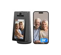 EZVIZ Caméra Intérieure WiFi 2K+(4MP) 360° avec Appel Vidéo, Détection IA des Personnes/Animaux/Pleurs, Surveillance Bébé/Personne Agée, Album Photo Numérique et Haut-Parleur Bluetooth, 2,4/5 GHz, S10