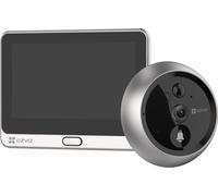 EZVIZ, caméra numérique sans fil 4,3'' judas avec résolution 1080p, noir / argent