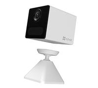 EZVIZ CB2 1080P Caméra Surveillance WiFi Interieur sans Fil sur Batterie 2000mAh, Caméra Bébé WiFi 2.4Ghz, Détection de Personne, 5m Vision Nocturne, Audio Bidirectionnel, Type C, Magnetic Mount Blanc