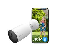 EZVIZ CB3 4G Caméra Surveillance Extérieure sans Fil avec Batteries Rechargeable, 2K AOV, Détection de Forme Humain/Véhicule, Vision Nocturne Couleur, Audio Bidirectionnel, Défense Active, IP66